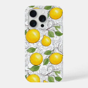 Capa de telefone ornamental clássica botânica de l