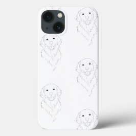 Capa de telefone para amante de Golden retriever m