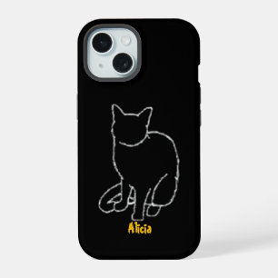 Capa de telefone para gato personalizável