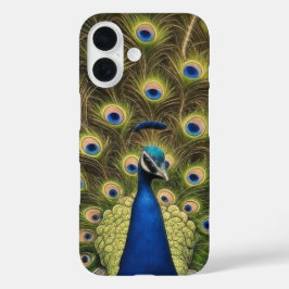 Capa de Telefone Pavão Azul