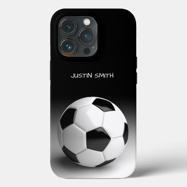 Capa de telefone personalizada bola de futebol pre (Verso)