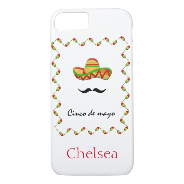 Capa de telefone Personalizada Cinco De Mayo (Verso)