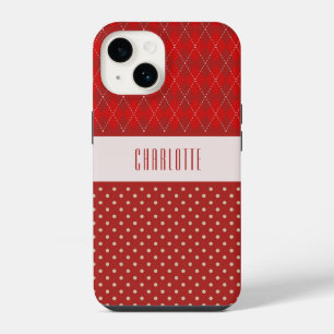 Capa de telefone personalizada com Argyles e bolin