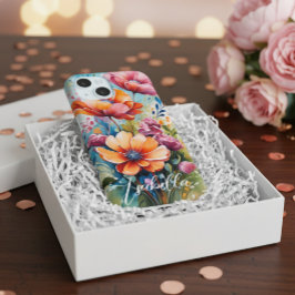 Capa de Telefone Personalizada com Design Floral