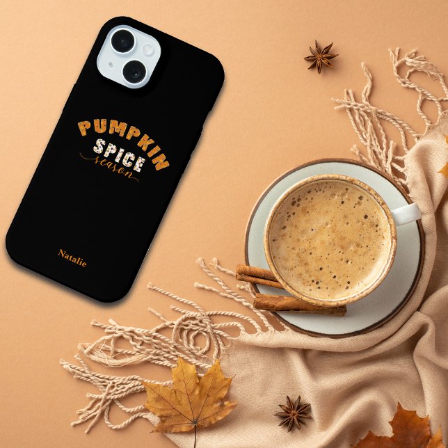 Capa de telefone personalizada com nome Pumpkin Sp (Criador carregado)