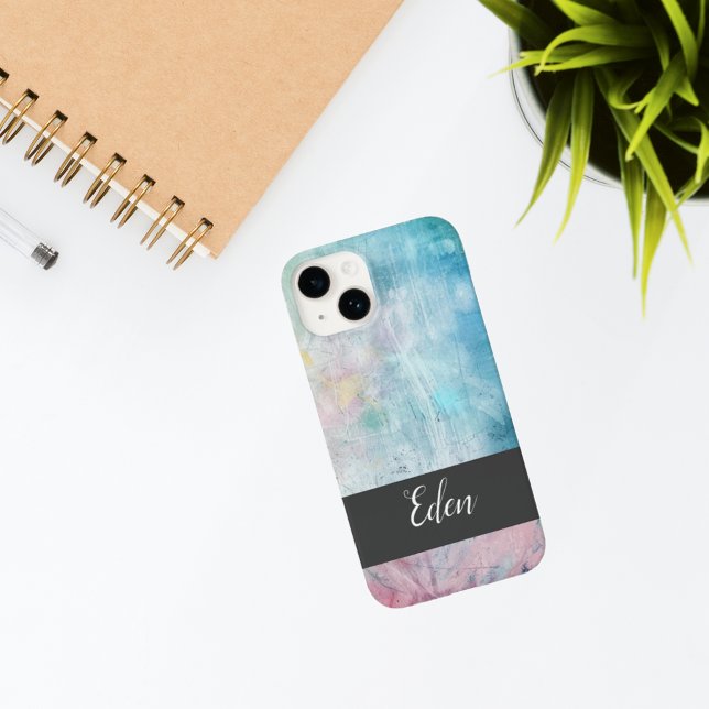 Capa de telefone Personalizada do Bloom Grunge Mid (Midnight Bloom Grunge Custom Phone Case)