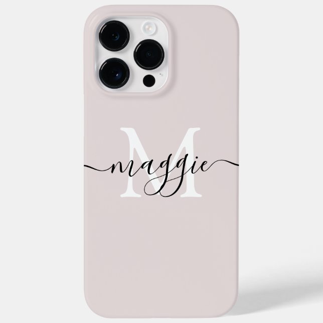 Capa de telefone Personalizada do Monograma de Scr (Verso)