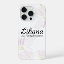 Capa de telefone Personalizada Liliana