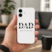 Capa de Telefone Personalizada Moderna para PAI