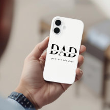 Capa de Telefone Personalizada Moderna para PAI