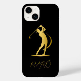 capa de telefone personalizada para golfistas