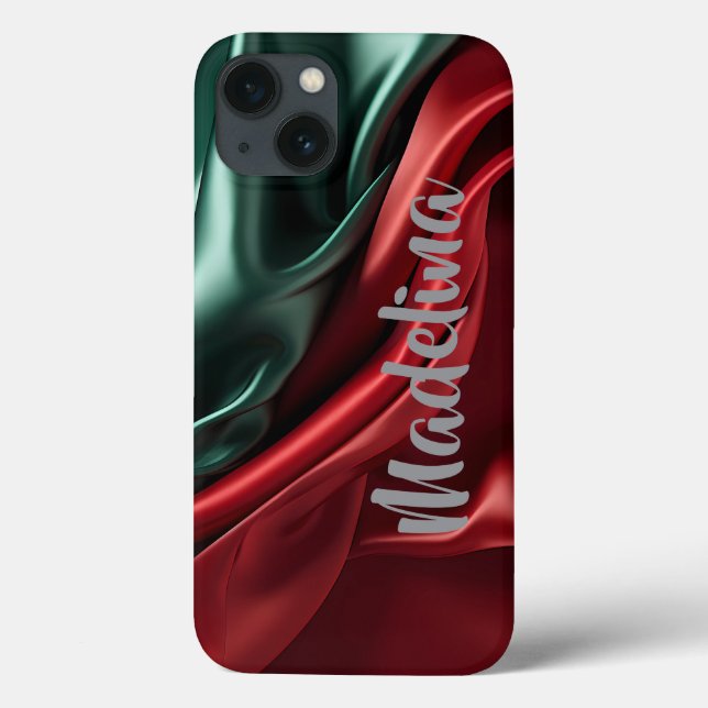 Capa de telefone personalizável cor única adicione (Verso)