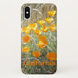 Capa de telefone - Poppies California em Campo
