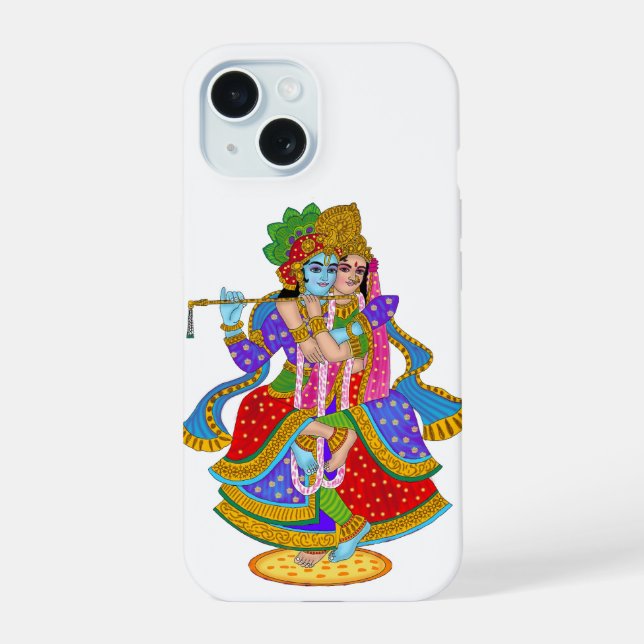 Capa de telefone Radha Krishna (Verso)