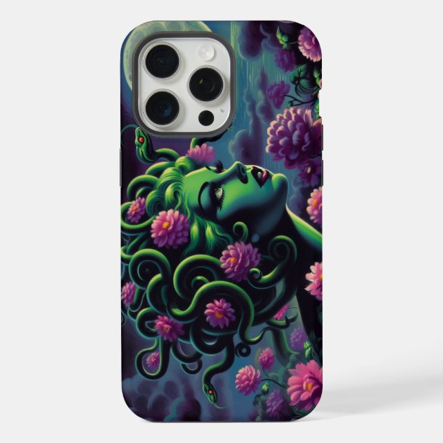 Capa de telefone resistente Medusa melancólica (Verso)