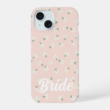 Capa de telefone rosa floral personalizada para no
