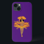 Capa de telefone Roxo Dançarina de Samba<br><div class="desc">Mostre seu amor pelo samba com esta capa de telefone</div>
