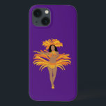 Capa de telefone Roxo Dançarina de Samba<br><div class="desc">Mostre seu amor pelo samba com esta capa de telefone</div>