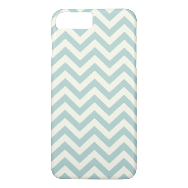 Capa de telefone Teal Zigzag (Verso)