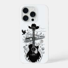 Capa de telefone tema Johnny Cash