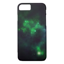 Capa de telefone verde da nebulosa