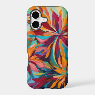Capa de telefone Vibrante de Flores de Abstrato