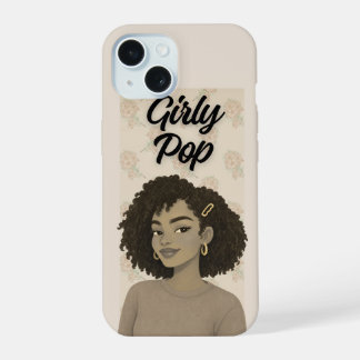 Capa de telefone vintage feminino pop
