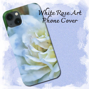 Capa de telefone White Rose Art