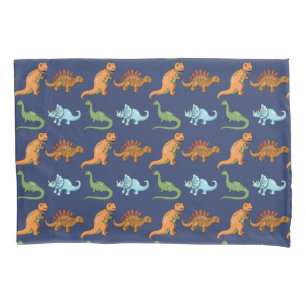 Capa de Travesseiro de Dinossauro Fofa - Combina c