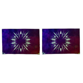 Capa de Travesseiro Tie Dye Roxa