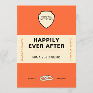 CAPA DO LIVRO FELIZ NUNCA APÓS WEDDING O CONVITE