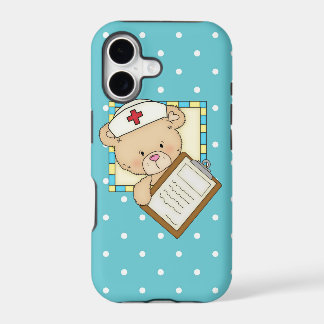 Capa dura para iPhone 7 plus Nurse Bear