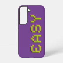 Capa EASY Samsung Retro 8-Bit - Roxo e Rosa Jogo
