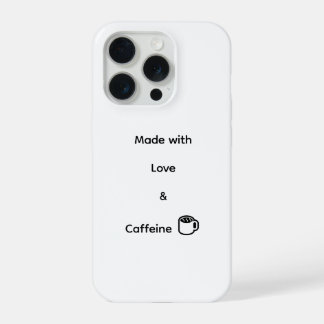 Capa engraçada para iPhone 15 Pro - Feita com Amor