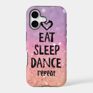 Capa Glittery Coma, Dormir, Dançar