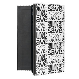 Capa iPad Mini Salvar Filhos, Salvar Vidas