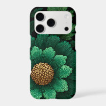 Capa iPhone 17 Pro Flor Silvestre Estética Escura