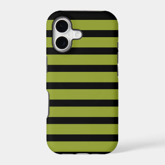 Capa iPhone 5 Barely There Preta Listras Verdes