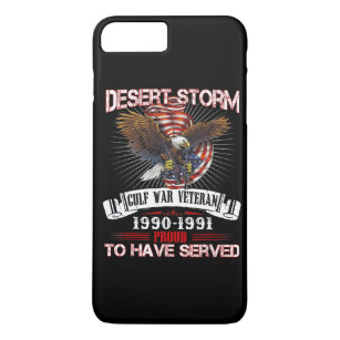 Capa iPhone 8 Plus/7 Plus Tempestade no Deserto Veterano T Camisa Veterano O
