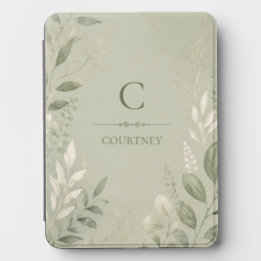 Capa Kindle • Botânico Verde Suave Personalizado