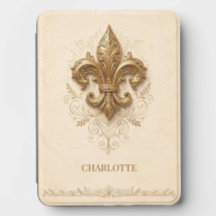 Capa Kindle • Fleur‑de‑Lis Personalizada Elegante