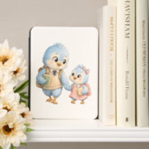 Capa Kindle Irmão Irmã Pássaro Fofo