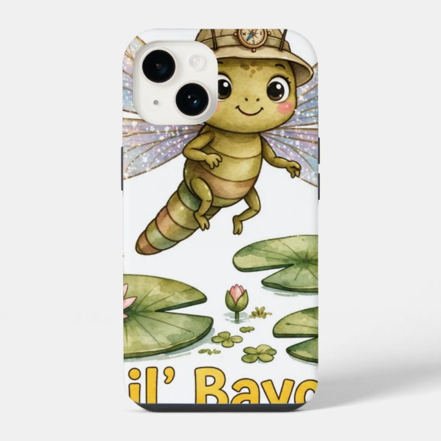 Capa Lil' Bayou Explorers Dragonfly para iPhone 14 (Verso)