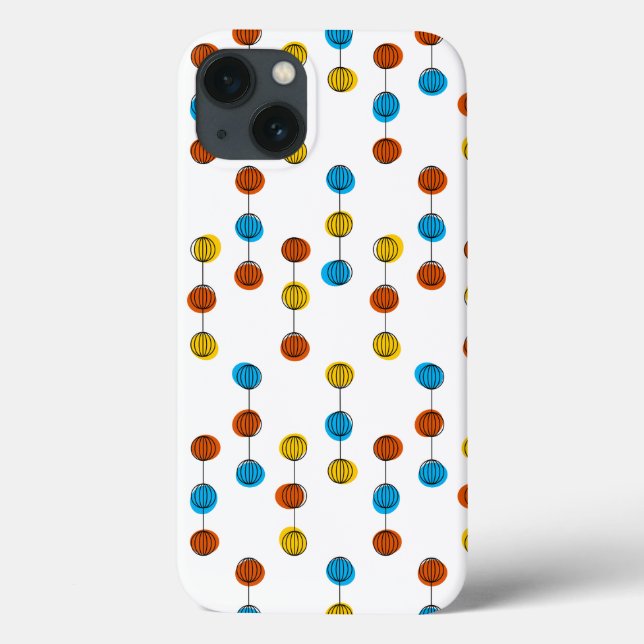 Capa minimalista para iPad Globe Lines (Verso)