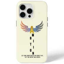 Capa minimalista para iPhone / iPad com motivação