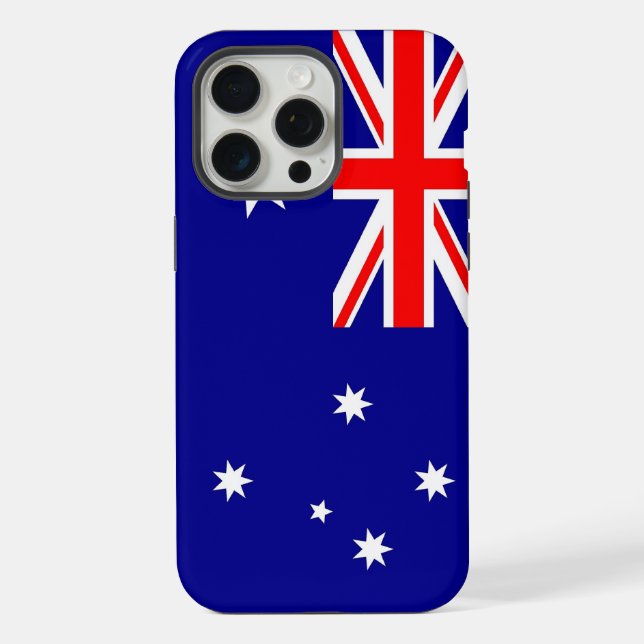Capa para Apple iPhone 15 Pro Max, bandeira da Aus (Verso)