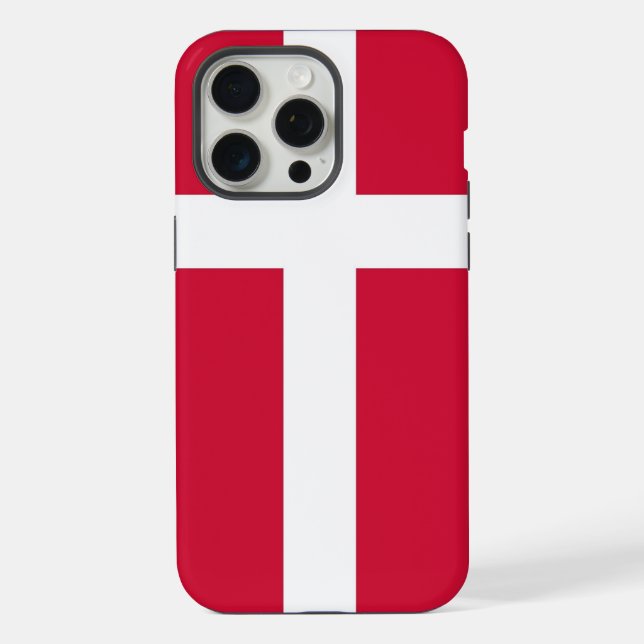 Capa para Apple iPhone 15 Pro Max, bandeira da Din (Verso)
