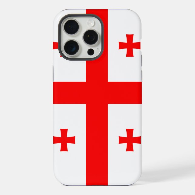 Capa para Apple iPhone 15 Pro Max, bandeira da Geó (Verso)