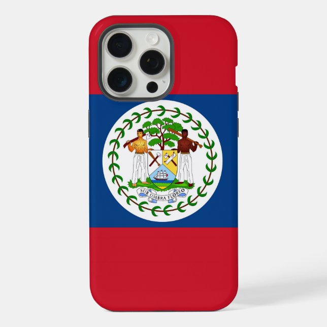 Capa para Apple iPhone 15 Pro Max, bandeira de Bel (Verso)