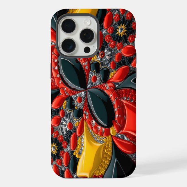 Capa para Apple iPhone 15 Pro Max, Cores da Aleman (Verso)